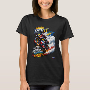Camiseta Antigua y Barbuda Clásico Colorido 