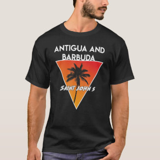Camiseta Antigua Y Barbuda Con Colores Soleados