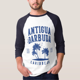 Camiseta Antigua y Barbuda Palma del Caribe