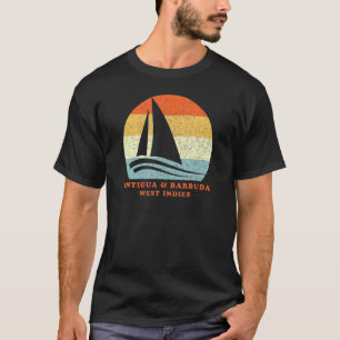 Camiseta Antigua y Barbuda West Indies Vintage Sailboat Vac