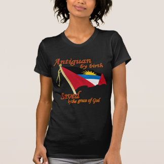 Camiseta Antiguan por el nacimiento ahorrado por la gracia