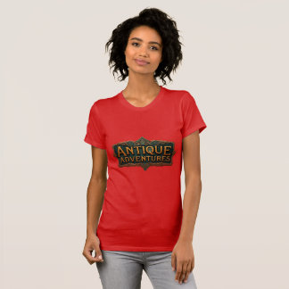 Camiseta Antiguas aventuras Typografía Arte eterno -