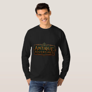 Camiseta Antiguas aventuras Typografía Arte eterno -