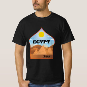 Camiseta Antiguas pirámides de egipto maravilla del viaje