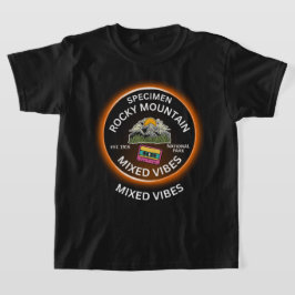 Camiseta Antiguas Vibraciones Mixtas de las Montañas Rocosa