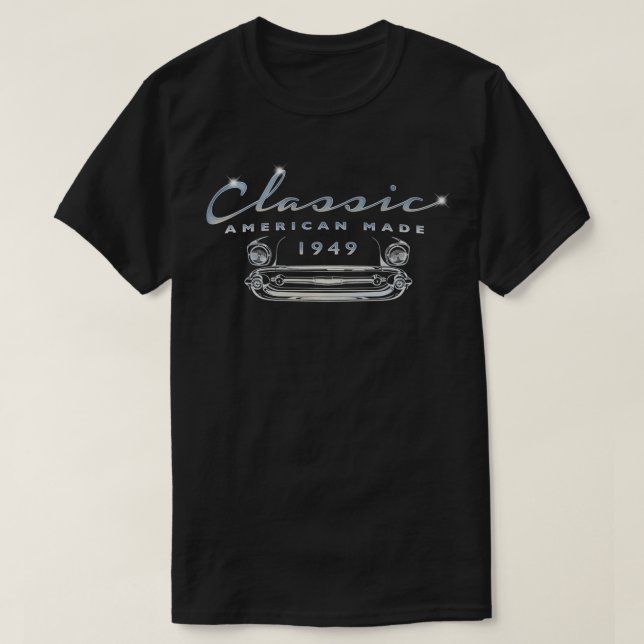 Camiseta Antigüedad de 75º cumpleaños 1949 (Diseño del anverso)
