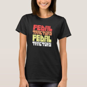 Camiseta Antigüedades de recolección de tractores de pedal