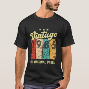 Camiseta Antiguo 1985 Piezas Originales Retro 40 Años