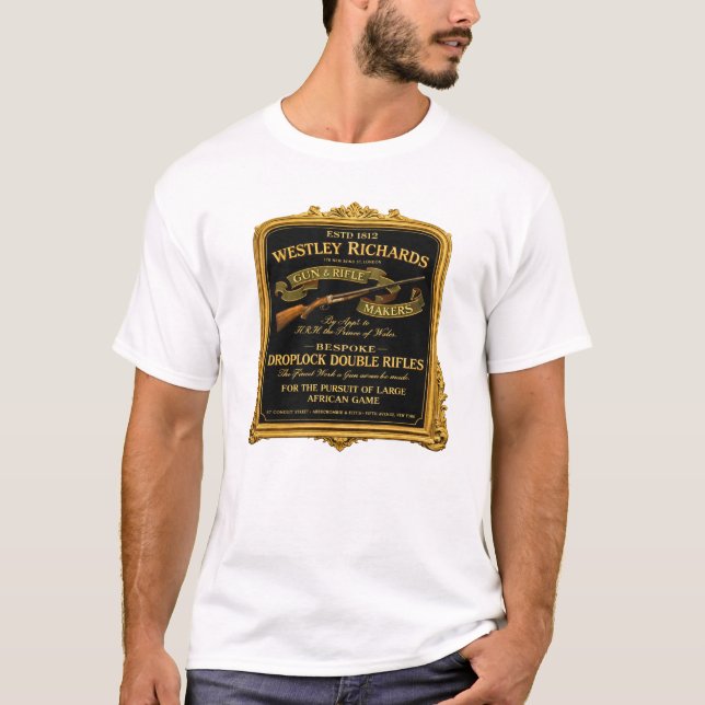 Camiseta antiguo anuncio de armero (Anverso)