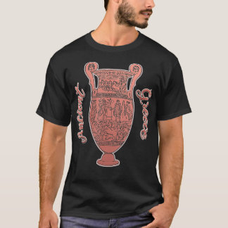 Camiseta Antiguo arte cerámico de cerámica griega