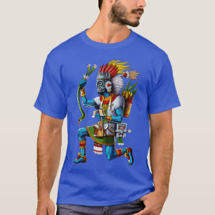 Camiseta Antiguo Azteca God Tlaloc
