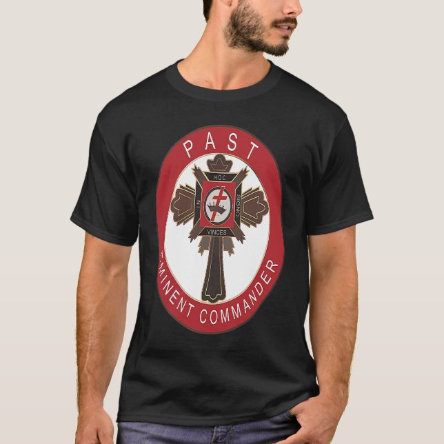 Camiseta Antiguo Comandante Caballeros Templarios York Rite (Anverso)
