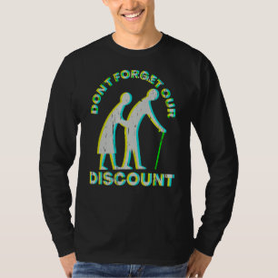 Camiseta Antiguo Descuento Personas Mayores Gag Humor Diver