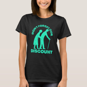Camiseta Antiguo Descuento Personas Mayores Gag Humor Diver
