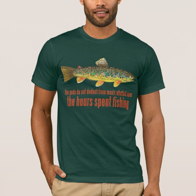 Camiseta Antiguo dicho de pesca (Anverso)