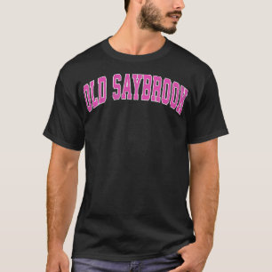 Camiseta Antiguo diseño de deportes vintage de Connecticut 