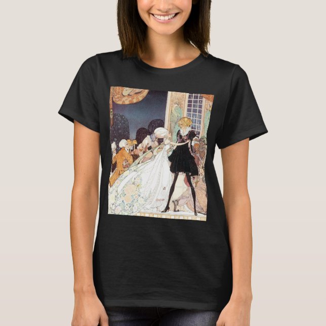 Camiseta Antiguo Doce Princesas Bailarinas por Kay Nielsen (Anverso)