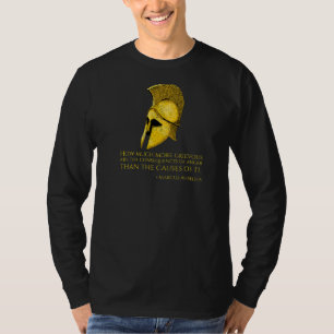 Camiseta Antiguo estoicismo romano Marcus Aurelius Cita Phi