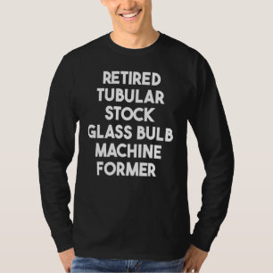 Camiseta Antiguo ex formador de máquina de bulbo de vidrio
