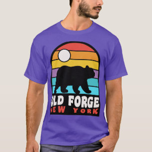 Camiseta Antiguo Forge NY Adirondacks Bear Badge Retro Suns