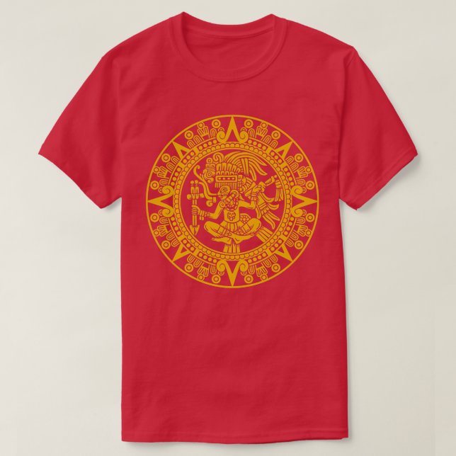 CAMISETA ANTIGUO GUERRERO AZTEC (Diseño del anverso)