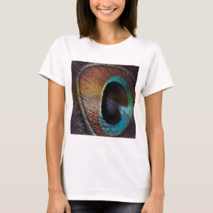 Camiseta Antiguo Hues Peacock Feather Eye