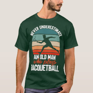 Camiseta Antiguo jugador de squash