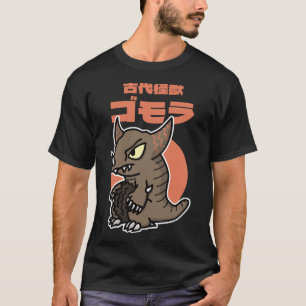 Camiseta Antiguo Kaiju Gomora Estilo Chibi Kawaii