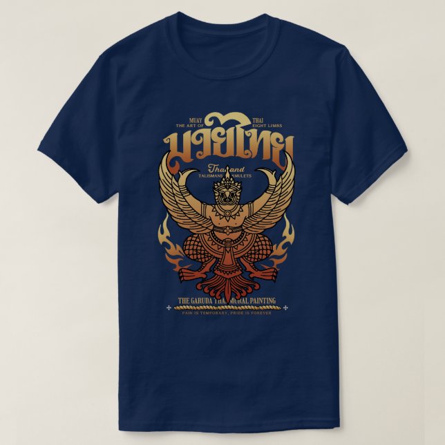 Camiseta Antiguo Muay Thai El Garuda (Diseño del anverso)