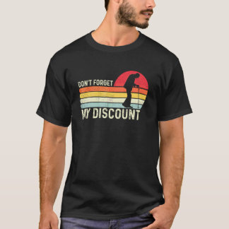 Camiseta Antiguo No Olvides Mi Descuento Divertido Ciudadan