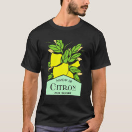Camiseta Antiguo Poster de publicidad de Sirop de Citron Le