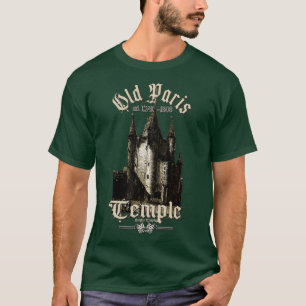 Camiseta Antiguo templo de París Caballeros Templarios