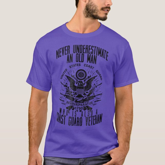 Camiseta Antiguo veterano veterano militar de la guardia co (Anverso)