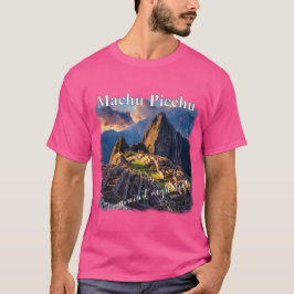 Camiseta Antiguos misterios de Machu Picchu