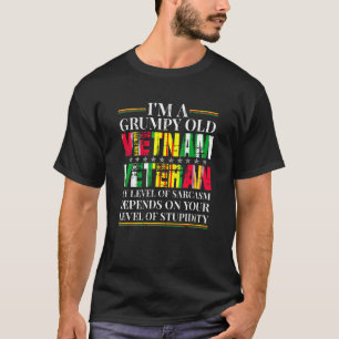 Camiseta Antiguos y gruñones veteranos de Vietnam
