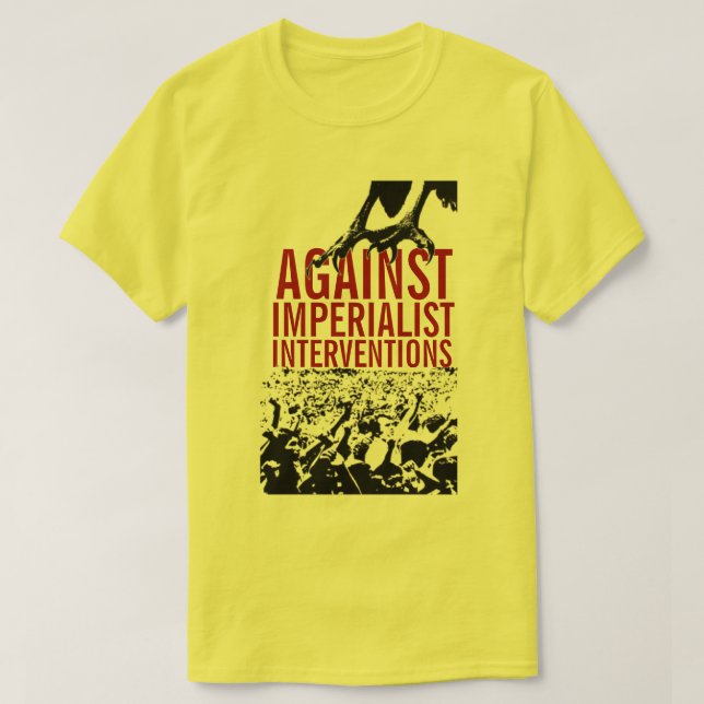 CAMISETA ANTIIMPERIALISTA (Diseño del anverso)
