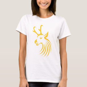 Camiseta Antílope de Pronghorn en estilo del dibujo del