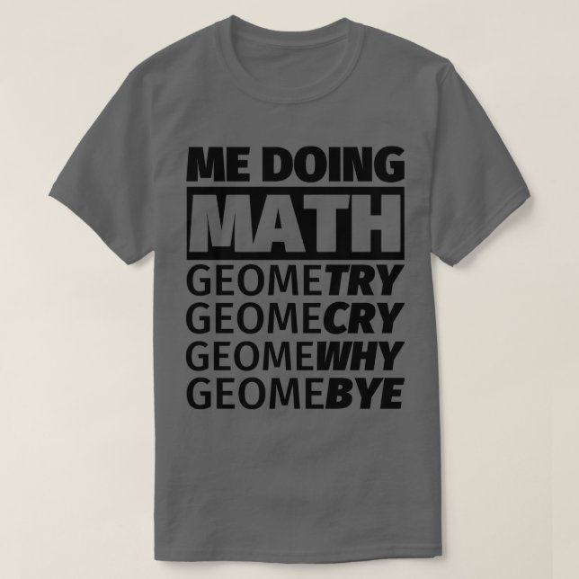 Camiseta AntiMath, odio la novela matemática de la escuela  (Diseño del anverso)