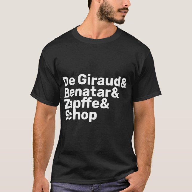 Camiseta antinacionalista: De Giraud, Benatar, Zap (Anverso)