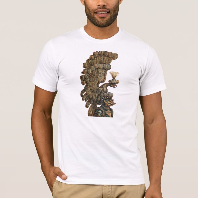 Camiseta ANTIQUE KNIGHT HELMET CON ÁguiLA (Anverso)
