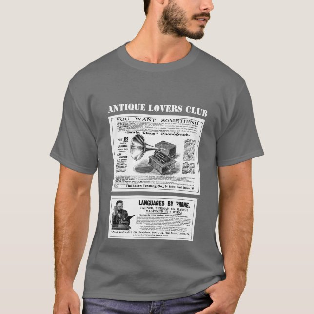 Camiseta Antique Lovers Club (Anverso)