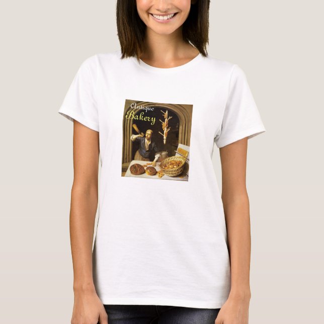 CAMISETA ANTIQUE OVEN BAKER ,BAKERY BREAD TIENDA (Anverso)