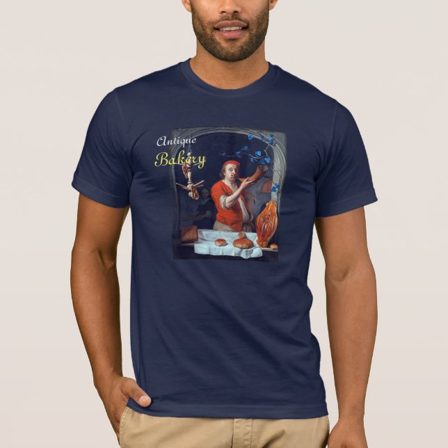 CAMISETA ANTIQUE OVEN BAKER ,BAKERY BREAD TIENDA (Anverso)
