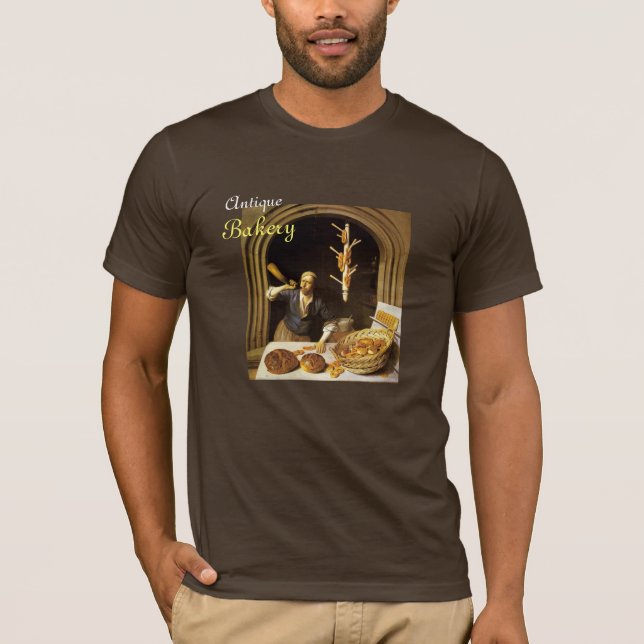 CAMISETA ANTIQUE OVEN BAKER ,BAKERY BREAD TIENDA (Anverso)