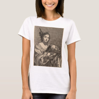 Camiseta Antique Religious Engraving of Girl