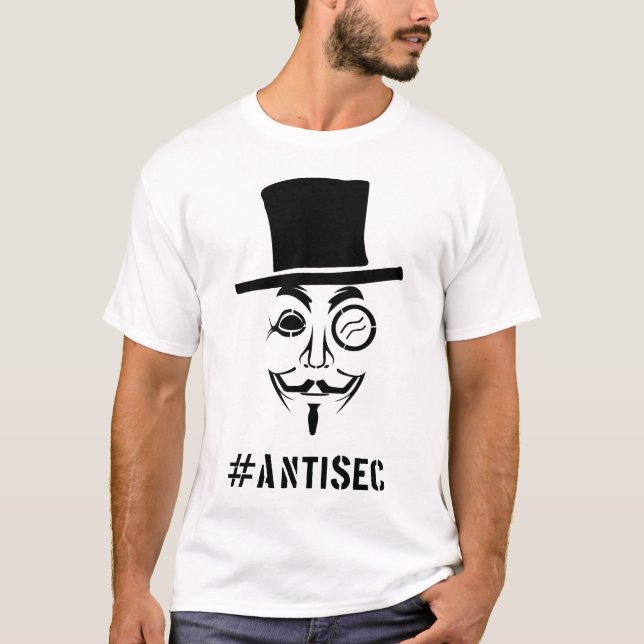 Camiseta #Antisec FACE (Anverso)