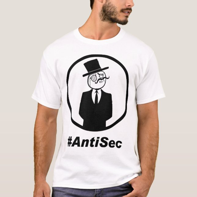 Camiseta #AntiSec LOGO - W (Anverso)
