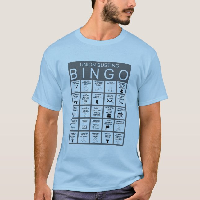 Camiseta antisindical de Bingo (Anverso)