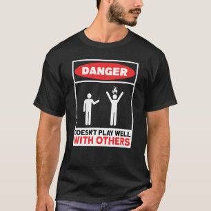 Camiseta Antisocial introvertido odian a la gente contra el