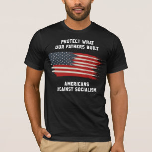 Camiseta Antisocialismo Estados Unidos 4 De Julio Capitalis